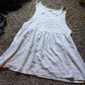 Urban renewal plaid babydoll dress